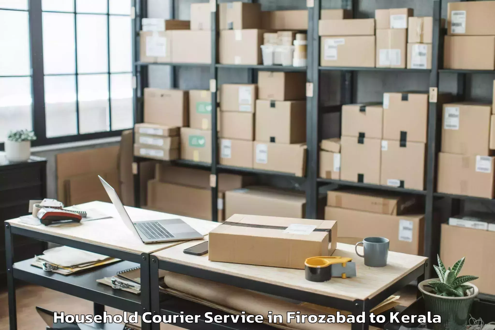 Quality Firozabad to Guruvayur Household Courier